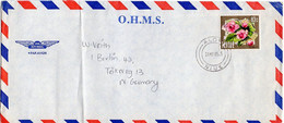 L30843 - Niue - 1985 - 83c. Lotosblume EF A. LpBf. ALOFI -> Westdeutschland - Other & Unclassified