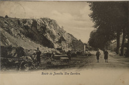 Route De Jemelle - Une Carrière 1908 - Autres & Non Classés