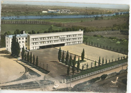 EN AVION AU DESSUS DE LA MONTAGNE GROUPE SCOLAIRE VUE AERIENNE LAPIE 1965 - La Montagne