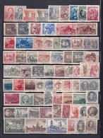 TCHECOSLOVAQUIE - 1952/53 - COLLECTION INCOMPLETE ** MNH (PARFOIS * MLH/MH) - COTE 2013 = 100 EUR - Neufs