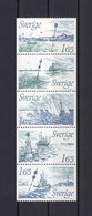 Sweden/Suède 1982 - New Navigation Buoys - Strip Of 5 Stamps - Complete Set - MNH** - Superb*** - Collections