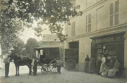 Pierrefitte Sur Seine * Carte Photo Boulangerie Pâtisserie SITTER 20 Avenue De St Denis * Au Fond Pont De Grde Ceinture - Pierrefitte Sur Seine