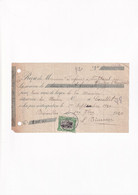 Ontvangstbewijs Mr Dufour Lichtaart - 1920 - Couillet - Herentals - Tielen - Brussel / Elsene - 143 / 40c Dinant - Officinas De Paso