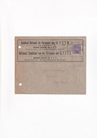 Brief / Lettre - Nationaal Syndicaat Van Het Personeel Der PTT - Brussel - 1929 - Antwerpen Olympiade - Flammes