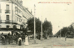 Toulouse * Le Boulevard De Strasbourg * Attelage * Pharmacie Toulousaine - Toulouse