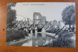 Quiévrain. Les Ruines Du Moulin à Eau; 1913 - Quiévrain