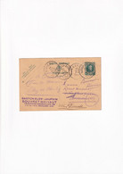 Briefkaart - Gaston Eloy - Souvret Naar Brussel Via Rivière / Laken - Albert I 35c - Bureaux De Passage