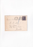 Brief / Lettre - Brussel - 169 Albert I 15c - Buste-lettere