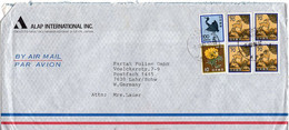 L31637 - Japan - 1988 - ¥100 Kranich MiF A. LpBf. AKASAKA TOKYO -> Westdeutschland - Storia Postale