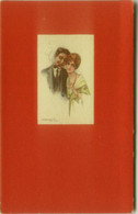 BOMPARD SIGNED 1910s POSTCARD - COUPLE - N.448M/3 (BG2062) - Bompard, S.