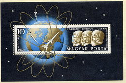 HUNGARY 1962 Space Flight  Block MNH / **.  Michel Block 33 - Blocs-feuillets