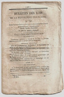 Bulletin Des Lois 76 1848 Enseignement Agricole/Prud'hommes De Niort/Sibour/Soeurs à Semussac, Saint-Rémy, Breux... - Decreti & Leggi