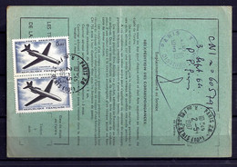 PA 40 X 2 SUR ORDRE DE REEXPEDITION DE PARIS 26/2.5.67 - 1960-.... Cartas