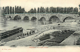 Béziers * Vue Sur Le Vieux Port * Bateau Lavoir * Le Pont - Beziers