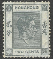 Hong Kong. 1938-52 KGVI. 2c MH. P 14½X14 SG 141a - Ungebraucht