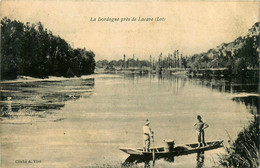 Lacave * Environs * Vue Sur La Dordogne * Pêcheurs En Barque - Lacave