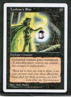 MAGIC The GATHERING  "Leshrac's Rite"---5th EDITION (MTG--118-7) - Other & Unclassified