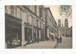 Cp , Commerce , Magasin ,maison De Miroiterie ,Roussat Fils  ,45 ,ORLEANS , Rue Jeanne D'Arc , Dépositaire De Cartes P. - Negozi