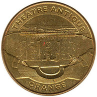 84-1449 - JETON TOURISTIQUE MDP - Orange - Théâtre Antique - Aérienne - 2015.2 - 2015