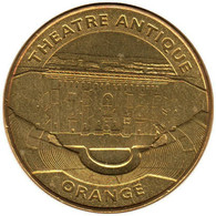 84-1449 - JETON TOURISTIQUE MDP - Orange - Théâtre Antique - Aérienne - 2015.3 - 2015