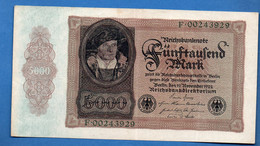 (Allemagne) Billet De 5000 Marks 1922    (M2836) - Ohne Zuordnung