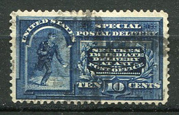 E-U SPECIAL DELIVERY Yv. N°4 - Sc N°E4 (o)  10c Bleu  Cote 80 Euro D 2 Scans - Express & Einschreiben