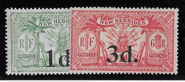 Nouvelles Hébrides N°77/78 - Neuf * Avec Charnière - TB - Sonstige & Ohne Zuordnung