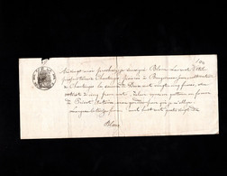 Lettre De Change De 1890 - De BLANC Laurent Vital  Propriétaire à CHANTEUGES  Auprès Notaire à LANGEAC - Bills Of Exchange