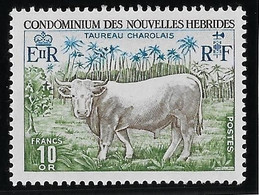 Nouvelles Hébrides N°408 - Neuf ** Sans Charnière - Petite Marque De Bande - TB - Andere & Zonder Classificatie