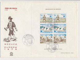 FDC Cover Monaco 1979 - Europa - Briefe U. Dokumente