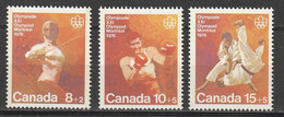 Canada Mi 602-04 Olympic Games Montreal 1976 MNH Postfris - Neufs