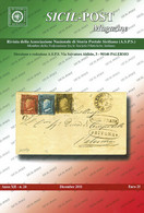 SICIL POST MAGAZINE<br />
Anno XII - N.24 - Dicembre 2011 - - Philately And Postal History