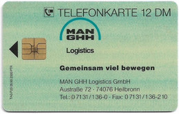 Germany - Protar - TAG - TAGF-23 - MAN GHH Logistics GmbH - 05.93, 12DM, 3.000ex, Used - Autres