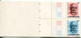 Luxemburg Luxembourg Mi# MH 1 Stamp Booklet Postfrisch/MNH - Politician Robert Schuman - Cuadernillos