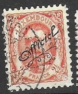 Luxemburg Good Official Stamp VFU TB 80 Euros 1908 - Service