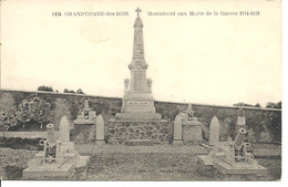 GRAND'COMBE Des BOIS - 25 - Doubs - Monument Aux Morts ( Simon ) - Andere Gemeenten