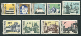 CZECHOSLOVAKIA 1965 Definitive: City Views MNH / **..  Michel 1574-82 - Unused Stamps