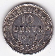 Canada. Terre-Neuve / Newfoundland 10 Cents 1941 C. George VI - Canada