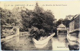 C. P. A. : 62 FREVENT : Le Moulin De Saint-Vaast , Timbre En 1942 - Sonstige Gemeinden