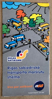 Plan Des Transports De Riga/Riga Public Transport Map 2006 - Mundo