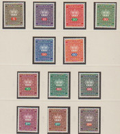 Lichtenstein 1968/69 Dienstmarken MiNr.45 - 56 ** Postfrisch ( 2426) Günstige Versandkosten - Service
