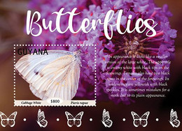 2021/06 - GUYANA - BUTTERFLIES                    1V      MNH** - Schmetterlinge