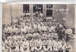 NEUNHOFFEN - 11 Septembre 1938 - Les Bleus Aux Pluches - Carte Photo - Dambach-la-ville