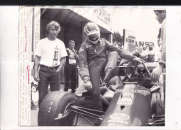 FORMULA 1 - MICHELE ALBORETO E RENE ARNOUX SU FERRARI - MONZA  1985 - FOTO ORIGINALE 17,5X24 CM  CIRCA- - Car Racing - F1