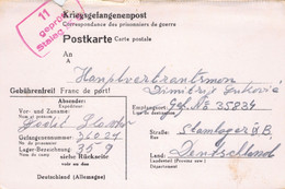 From Stalag IX B Germany To Dimitrije Lukovic (Hauptvertrauensmann) Stalag IX B WWII POW Censure Geprüft - Briefe U. Dokumente