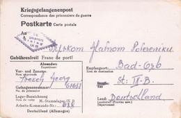 From Stalag IX B 6.8.43 Delivery Notice To Dimitrije Lukovic (Hauptvertrauensmann) Stalag IX B WWII POW Censure Geprüft - Briefe U. Dokumente