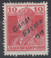 Hungary Banat Bacska 1919 Mi#20 Mint Never Hinged - Banat-Bacska