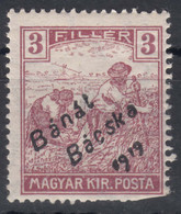 Hungary Banat Bacska 1919 Mi#7 Mint Never Hinged - Banat-Bacska