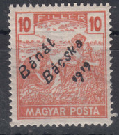 Hungary Banat Bacska 1919 MAGYAR POSTA Mi#39 Mint Never Hinged - Banat-Bacska