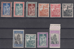 Italy Kingdom 1928 Torino Sassone#226-229 + #233-238 Mi#285-294 Mint Never Hinged - Neufs